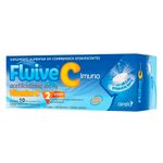 fluive c imuno acetilcisteína 600mg 10 comprimidos efervescente sabor laranja airela