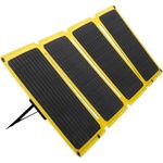 carregador solar portátil snjack 40w dobrável etfe ip67 usbc pd30 preto a-bi