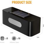 luzes de parde solar siatom 8 pack ip44 à prova d'água branco quente a-bi