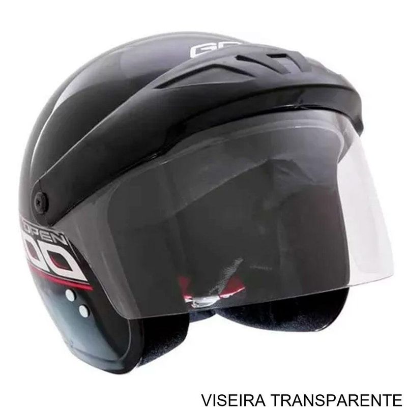 capacete gow interlagos open 300 preto 58 238454 (mp)