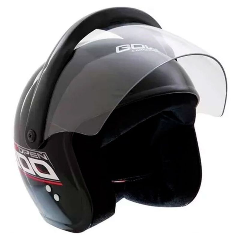 capacete gow interlagos open 300 preto 58 238454 (mp)