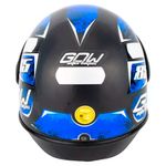 capacete gow interlagos preto e azul 56 (mp)