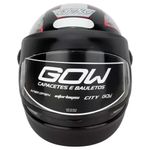 capacete gow interlagos preto e prata 56 (mp)