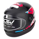 capacete gow interlagos preto 60 (mp)
