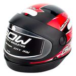 capacete gow interlagos preto e vermelho 62 (mp)