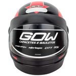 capacete gow interlagos preto e vermelho 62 (mp)