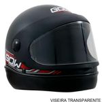 capacete gow interlagos classic preto fosco 56 (mp)