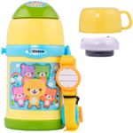 garrafa térmica infantil zojirushi 450ml lemon yellow sc-zt45yz (mp)
