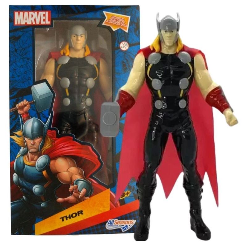 boneco thor all seasons marvel 22cm 894311 (mp)