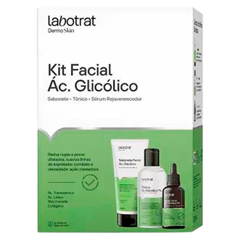 kit ácido glicolico labotrat 3 itens (mp)