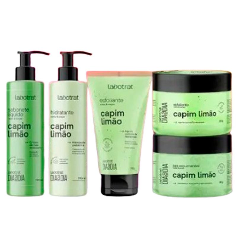 kit experiência banho labotrat capim limão 5 itens (mp)