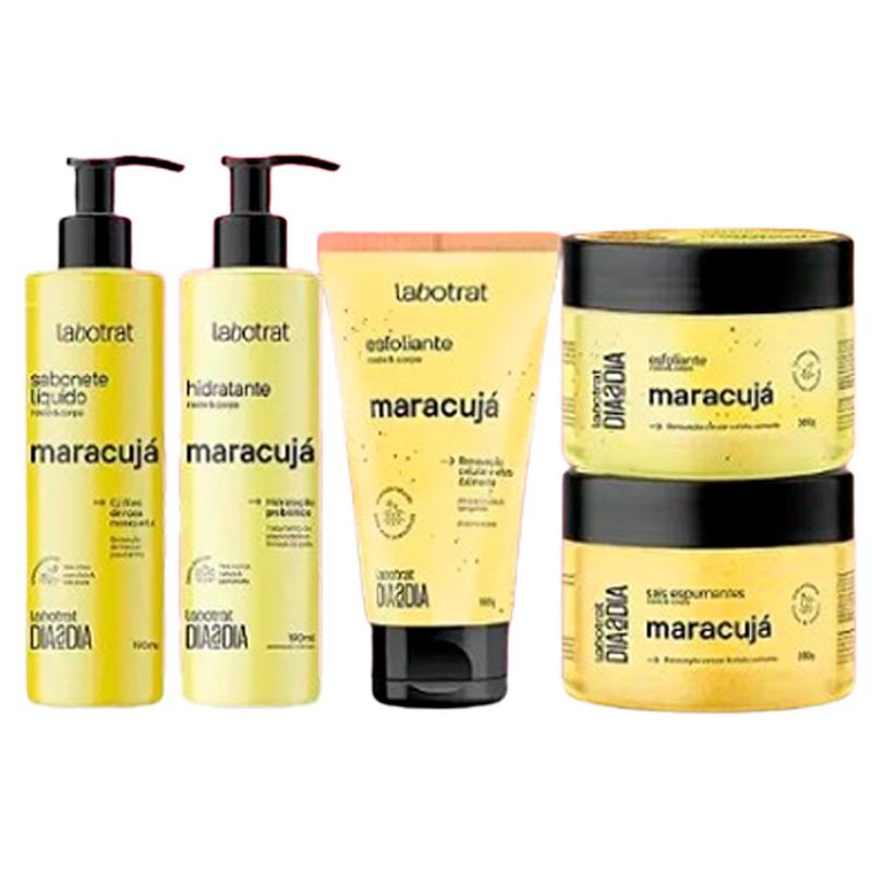 kit experiência banho labotrat maracujá 5 itens (mp)