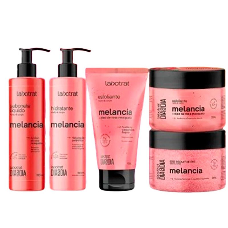kit experiência banho labotrat melância 5 itens (mp)