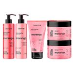 kit experiência banho labotrat morango 5 itens (mp)