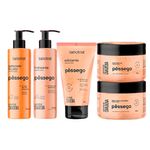 kit experiência banho labotrat pêssego 5 itens (mp)