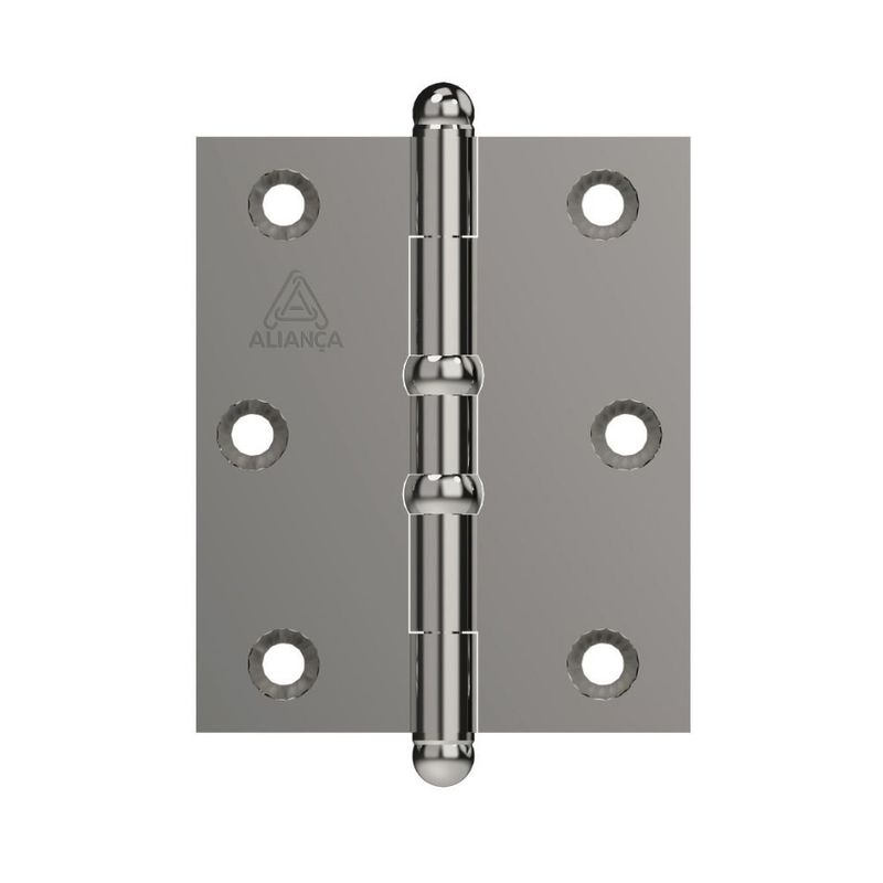 dobradiça pino bola e anel aliança 3"x2.1/2" 81500a niquelado (mp)