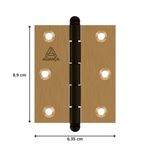 dobradiça pino bola aliança 3.1/2"x2.1/2" (1,50) 81500b bronze latonado (mp)