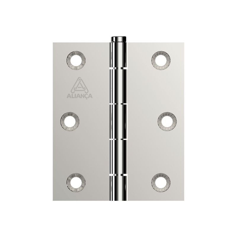 dobradiça pino reversível aliança 3.1/2"x2.1/2" (1,20) 81500c niquelado (mp)