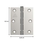 dobradiça pino reversível aliança 3.1/2"x2.1/2" (1,20) 81500c niquelado (mp)