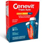 cenevit tripla ação vitamina c 10 comprimidos efervescente legrand