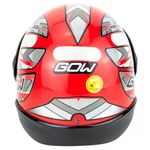 capacete gow interlagos vermelho e prata 62 (mp)