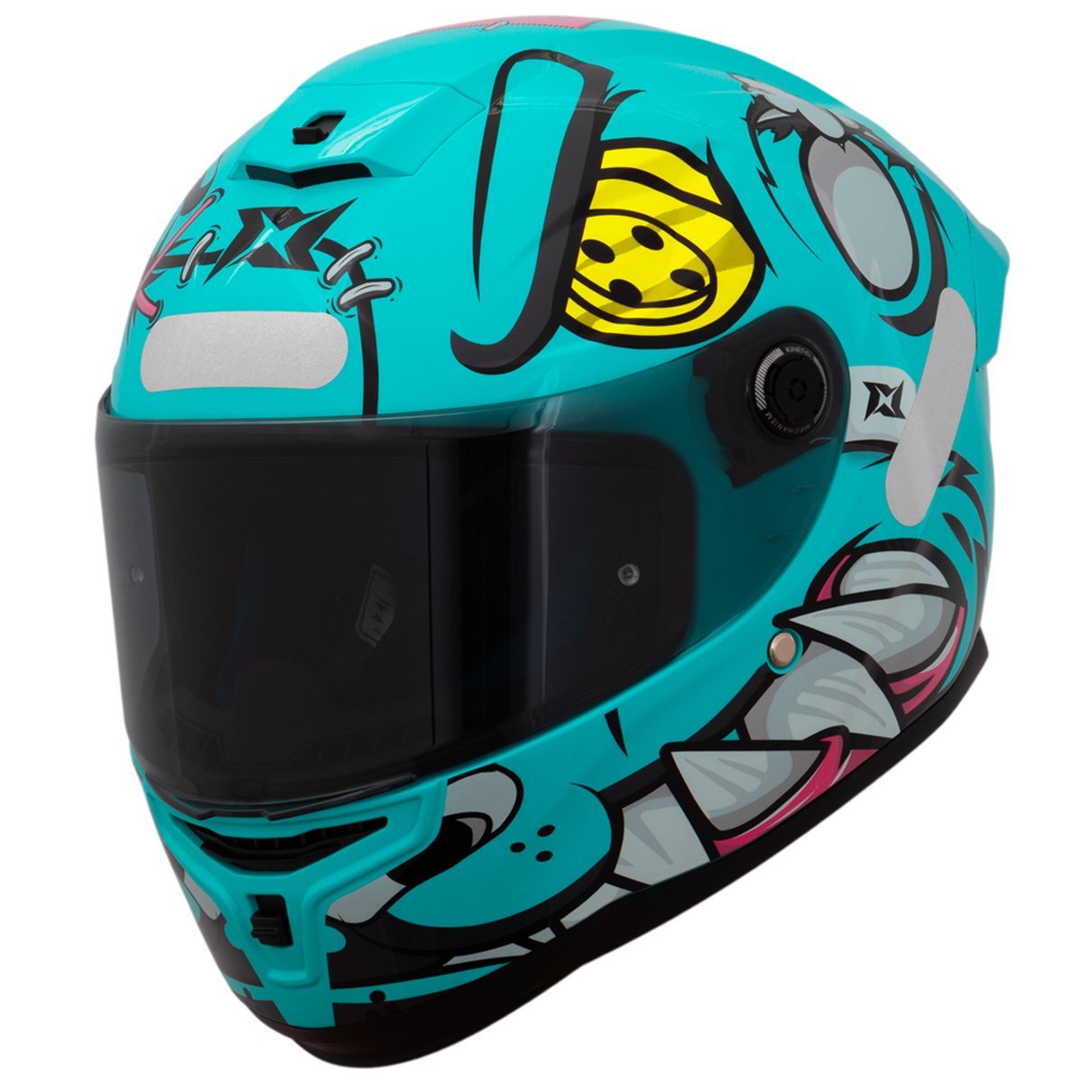 tentimu Capacete Axxis Hummer B Teedy C7 Blue Gloss 56 (MP)
