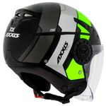 capacete axxis metro s cool b3 yellow fluor gloss 56 (mp)