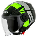 capacete axxis metro s cool b3 yellow fluor gloss 56 (mp)