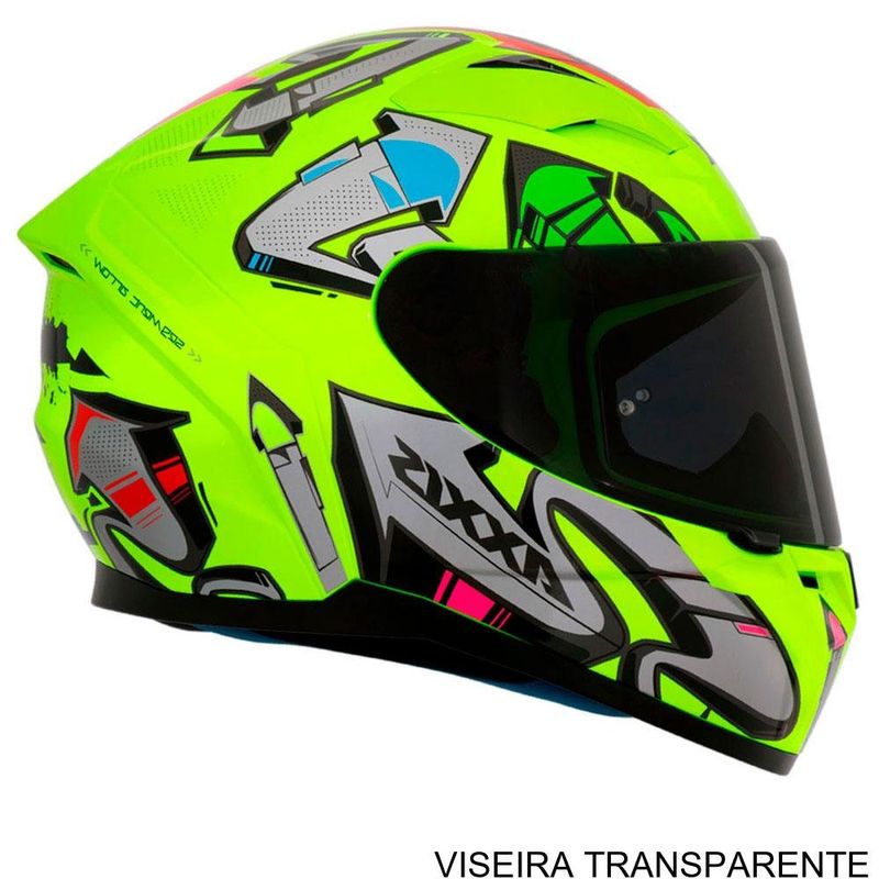 capacete axxis segment arrows c13 yellow fluor gloss 62 (mp)