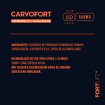 carvofort piridoxina carvão ativado 500mg 60 cápsulas fortlife