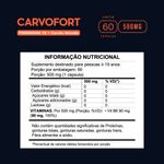 carvofort piridoxina carvão ativado 500mg 60 cápsulas fortlife