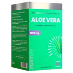 aloe vera 1000mg 60 cápsulas vitamina a e c fortlife