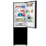geladeira panasonic frost free 397l a+++ black glass nr-bb41gv1b