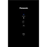 geladeira panasonic frost free 397l a+++ black glass nr-bb41gv1b
