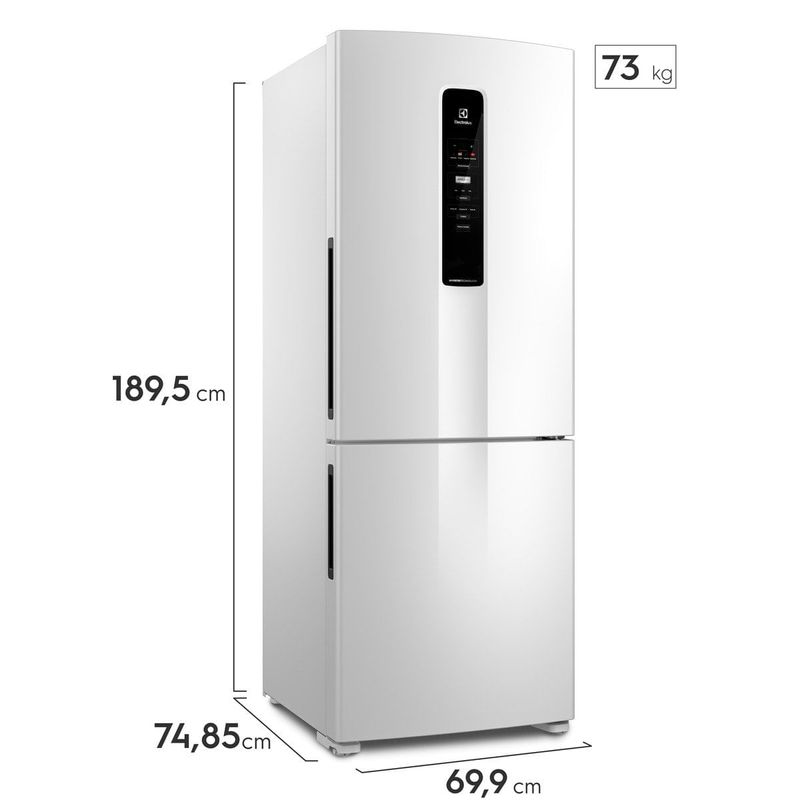 geladreira electrolux frost free inverse 490 litros branca ib7