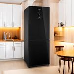 geladeira panasonic frost free 450l preto nr-bb65gvfba