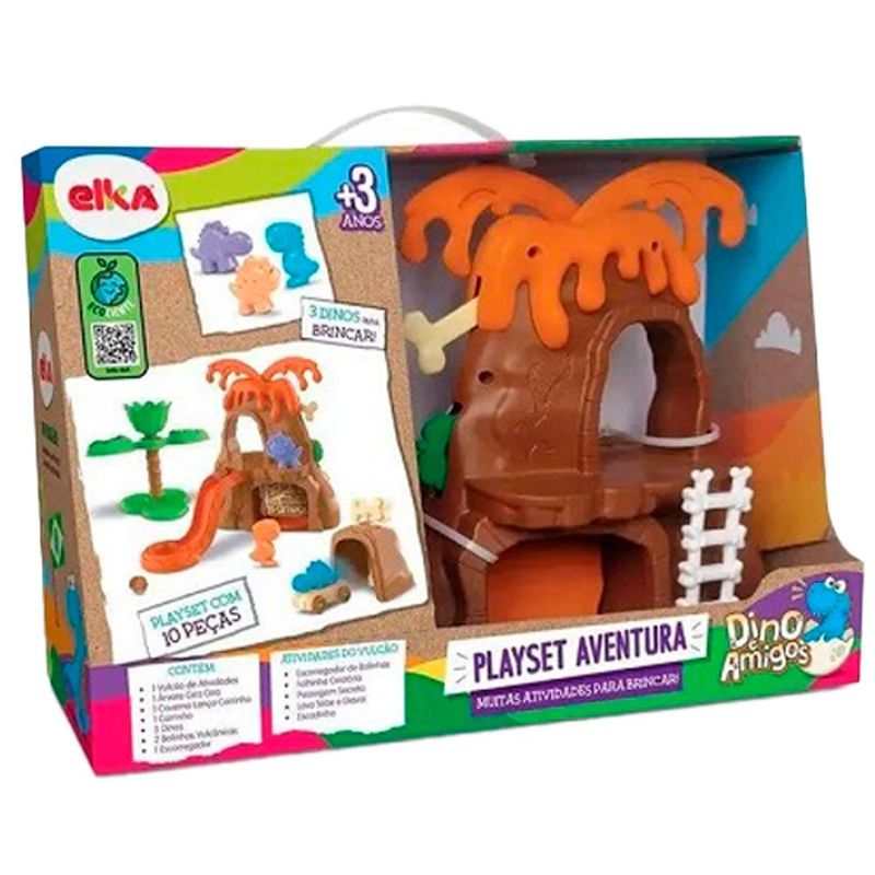 playset aventura dino e amigos elka 1270 (mp)