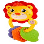 chocalho mordedor animal leão zoop toys zp00665 (mp)