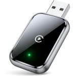 adaptador hameby sem fio para iphone usb e usb-c preto a-mbi