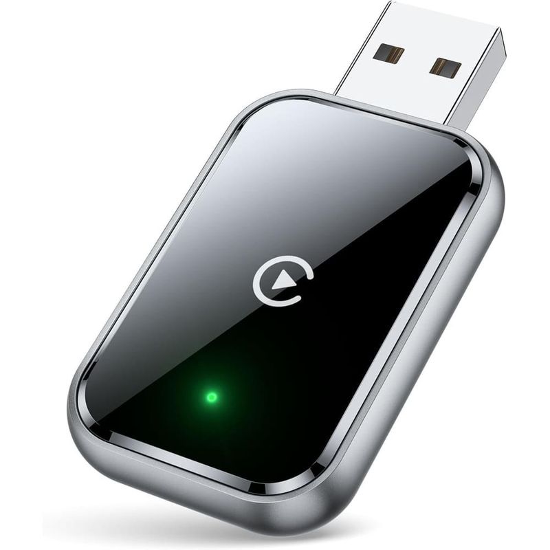 adaptador hameby sem fio para iphone usb e usb-c preto a-mbi