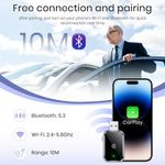 adaptador hameby sem fio para iphone usb e usb-c preto a-mbi