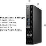 computador dell de mesa optiplex 700 7010, 16gb ram ddr4, ssd 512gb preto a-mbi
