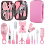 kit de higiene wxa para bebês para cuidado recém-nascidos rosa a-bi