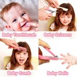 kit de higiene wxa para bebês para cuidado recém-nascidos rosa a-bi