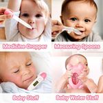 kit de higiene wxa para bebês para cuidado recém-nascidos rosa a-bi