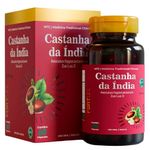 castanha da índia aesculus hippocastanum 500mg 60 cápsulas fortlife