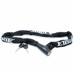 cadeado com corrente encapada jpp etook 6x1000cm 2 preto (mp)