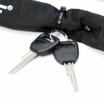 cadeado com corrente encapada jpp etook 6x1000cm 2 preto (mp)