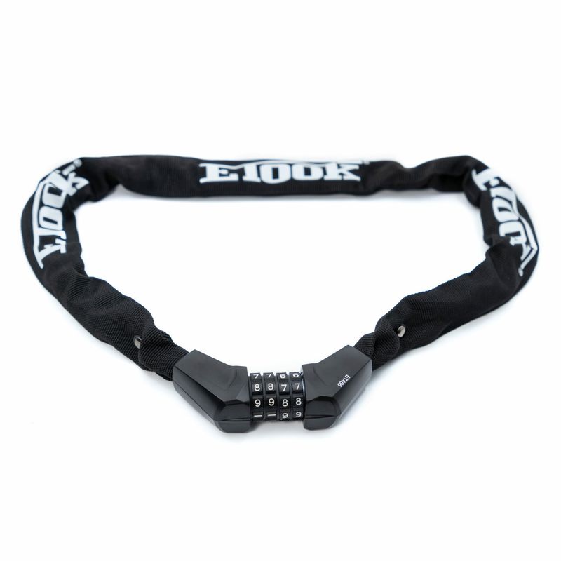 cadeado com corrente encapada jpp etook 6x1000cm 4 preto (mp)