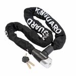 cadeado com corrente encapada jpp kinguard 10x1200cm 1 preto (mp)